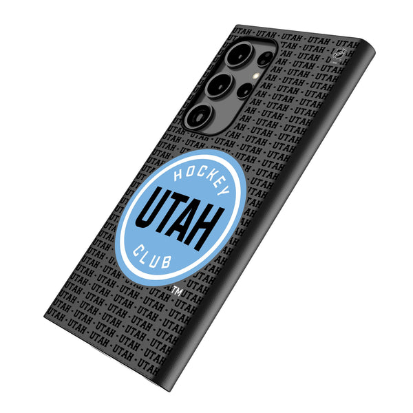 Utah Hockey Club Text Backdrop Galaxy MagSafe Compatible Phone Case for Samsung Galaxy Iso.Jpg