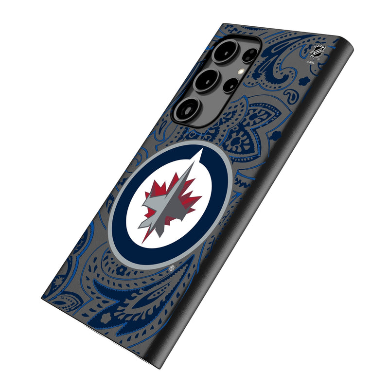 Winnipeg Jets Paisley Galaxy MagSafe Compatible Phone Case Iso.Jpg