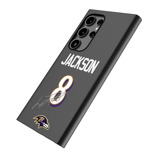 Lamar Jackson Baltimore Ravens 8 Ready Galaxy MagSafe Compatible Phone Case for Samsung Galaxy Iso.Jpg