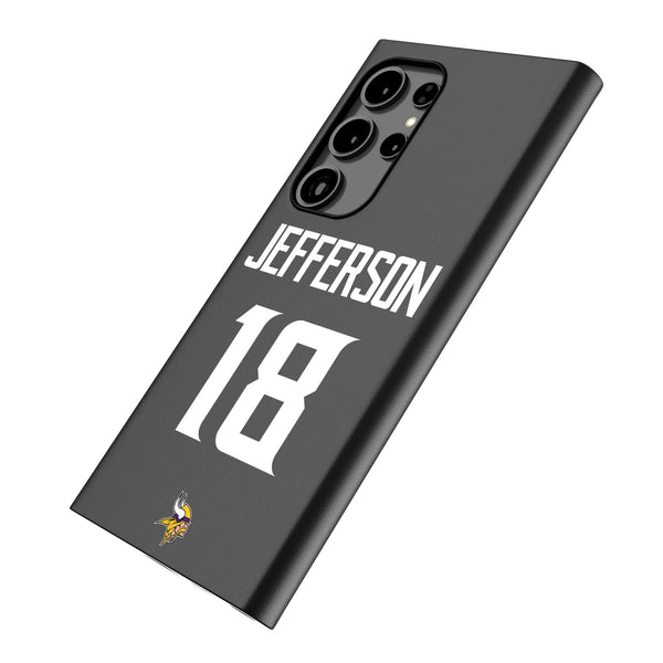 Justin Jefferson Minnesota Vikings 18 Ready Galaxy MagSafe Compatible Phone Case for Samsung Galaxy Iso.Jpg