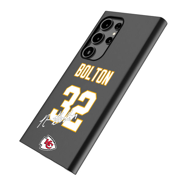 Nick Bolton Kansas City Chiefs 32 Ready Galaxy MagSafe Compatible Phone Case for Samsung Galaxy Iso.Jpg