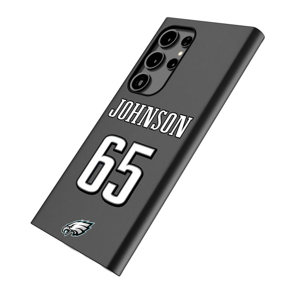 Lane Johnson Philadelphia Eagles 65 Ready Galaxy MagSafe Compatible Phone Case for Samsung Galaxy Iso.Jpg