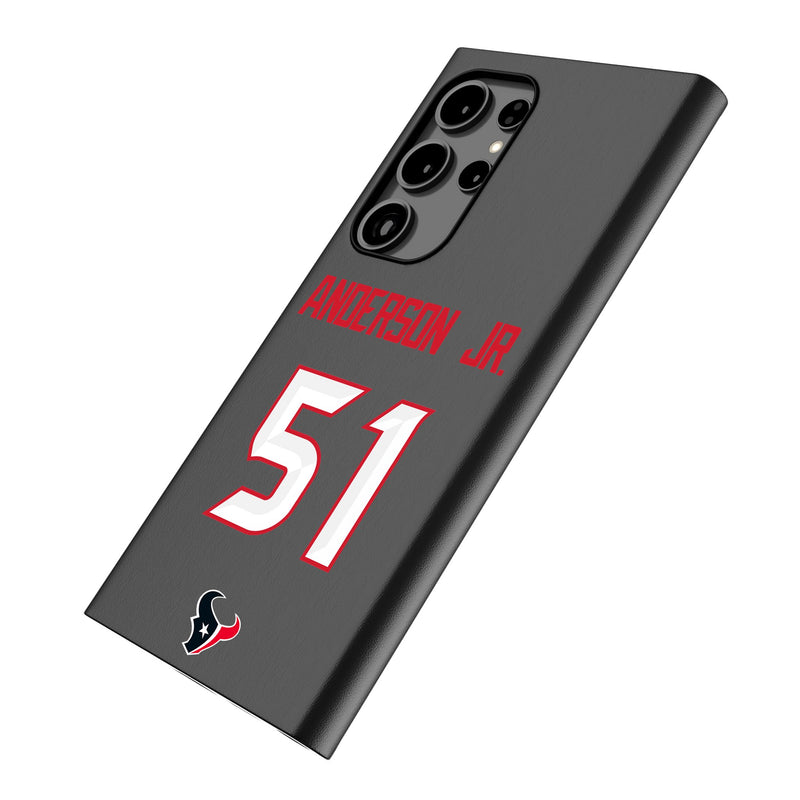 Will Anderson Jr. Houston Texans 51 Ready Galaxy MagSafe Compatible Phone Case for Samsung Galaxy Iso.Jpg