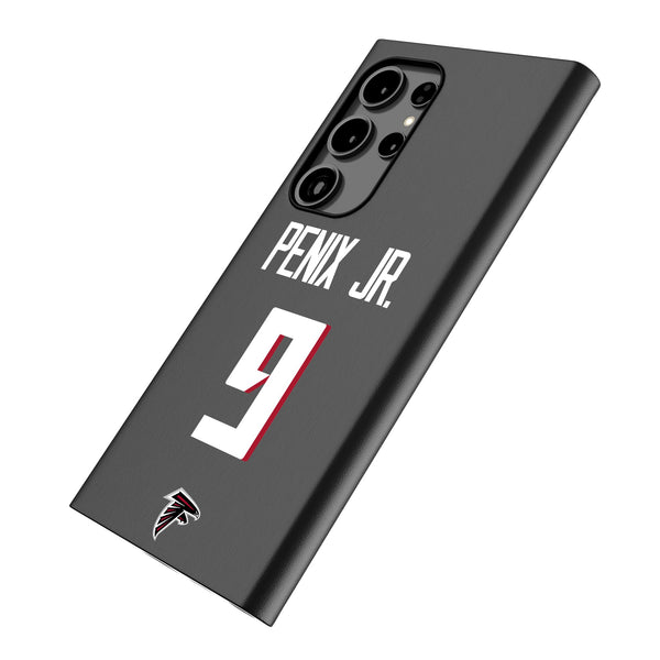 Michael Penix Jr. Atlanta Falcons 9 Game Tactic Galaxy MagSafe Compatible Phone Case for Samsung Galaxy Iso.Jpg