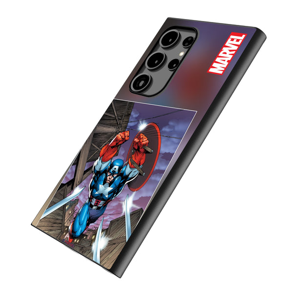 Marvel Avengers Captain America Cover Art Galaxy MagSafe Compatible Phone Case for Samsung Galaxy Iso.Jpg