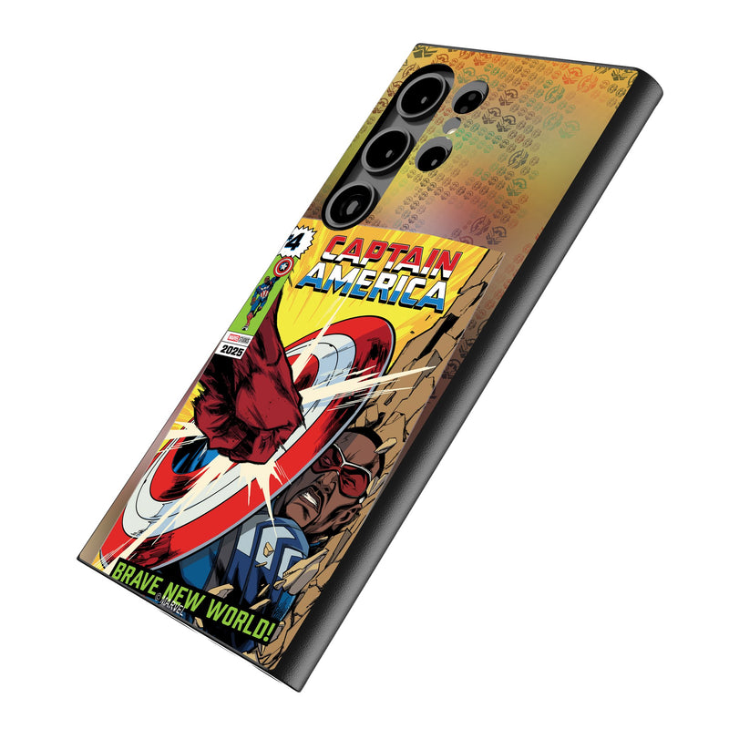 Marvel Avengers Sam Wilson Captain America Classic Cover Galaxy MagSafe Compatible Phone Case for Samsung Galaxy Iso.Jpg