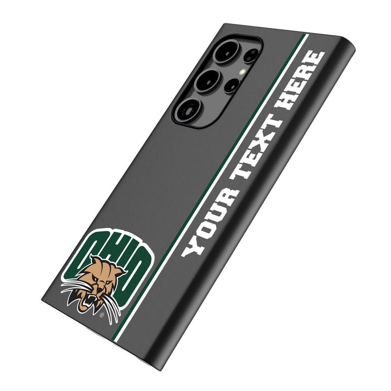 Ohio University Bobcats Personalized Sidebard Galaxy MagSafe Compatible Phone Case for Samsung Galaxy Iso.Jpg