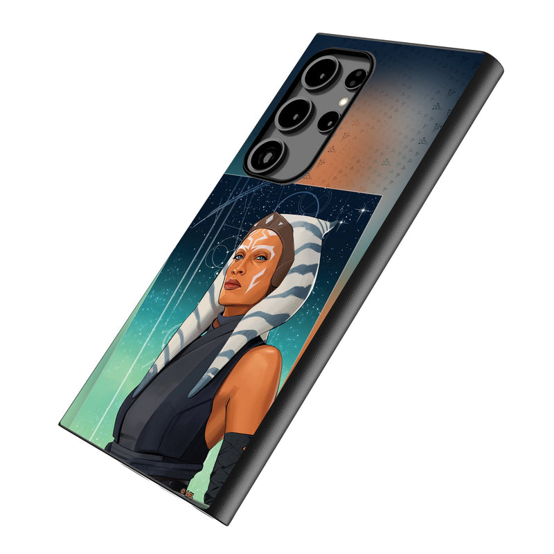 Star Wars Ahsoka Portrait Galaxy MagSafe Compatible Phone Case Iso.Jpg