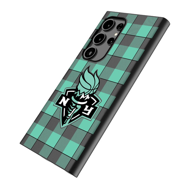 New York Liberty Plaid Galaxy MagSafe Compatible Phone Case Iso.Jpg