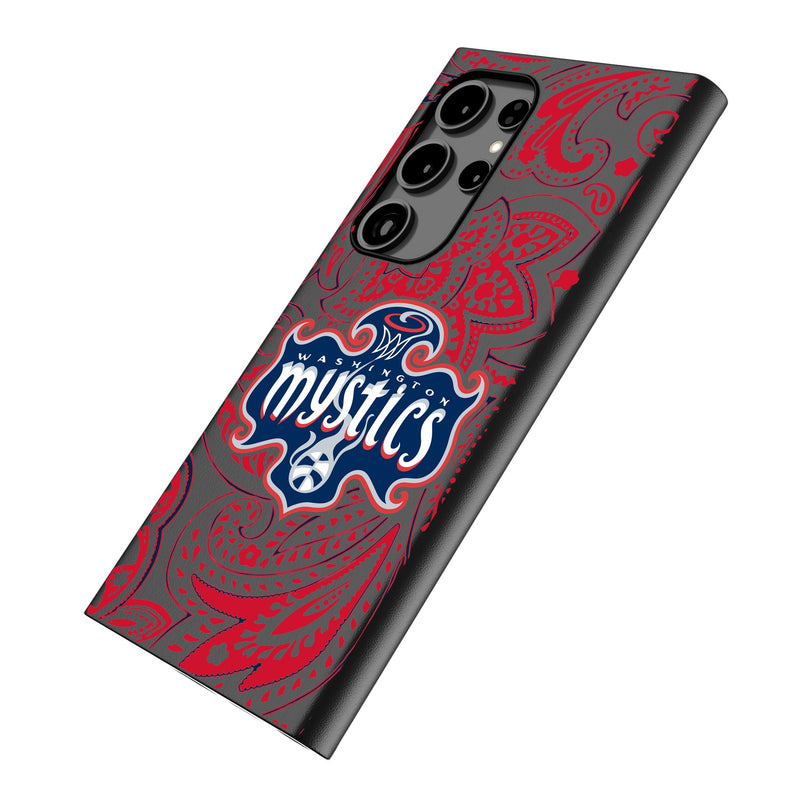 Washington Mystics Paisley Galaxy MagSafe Compatible Phone Case Iso.Jpg