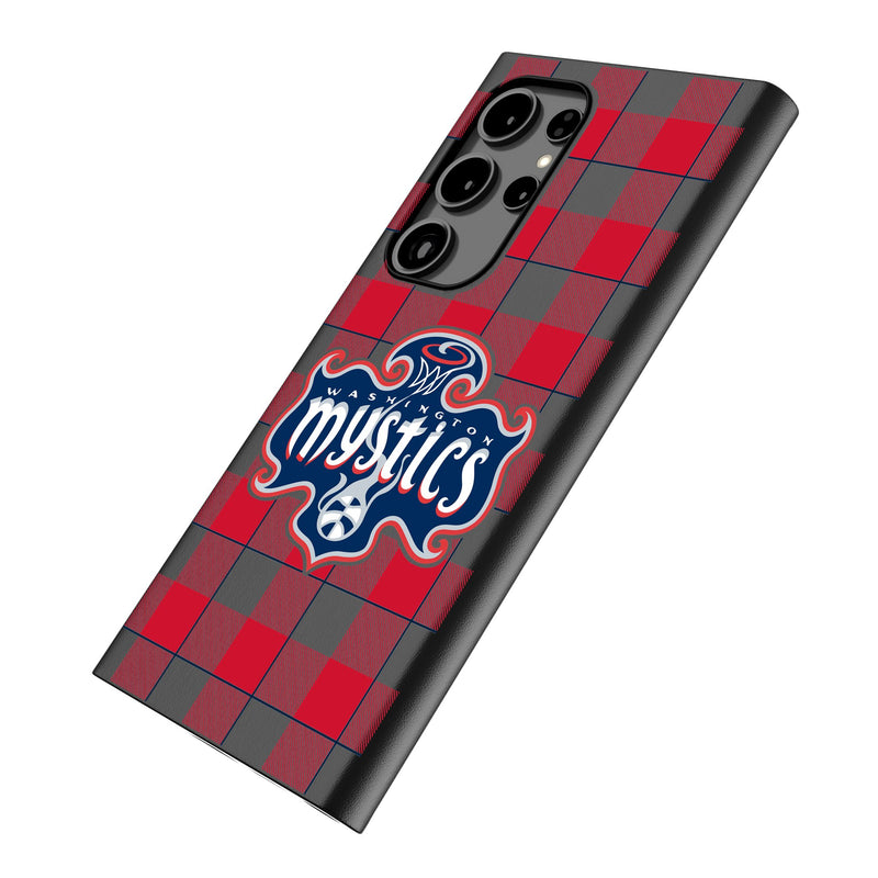 Washington Mystics Plaid Galaxy MagSafe Compatible Phone Case Iso.Jpg