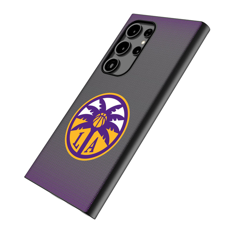 Los Angeles Sparks Linen Galaxy MagSafe Compatible Phone Case Iso.Jpg