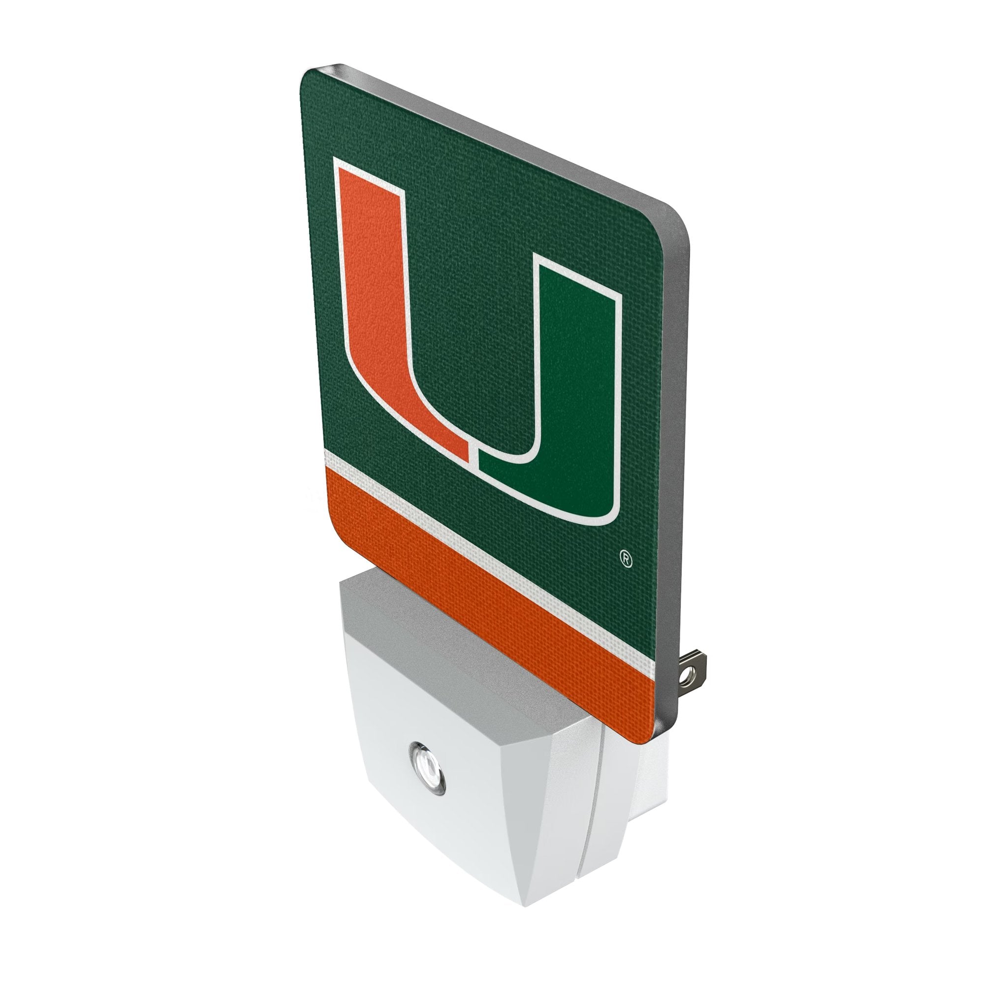 University of Miami Hurricanes Stripe Night Light 2-Pack Iso.Jpg