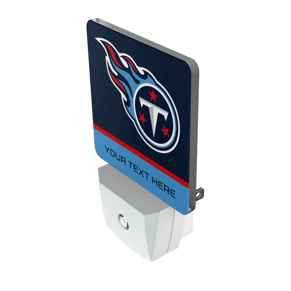 Tennessee Titans Personalized Endzone Solid Night Light 2-Pack Iso.Jpg