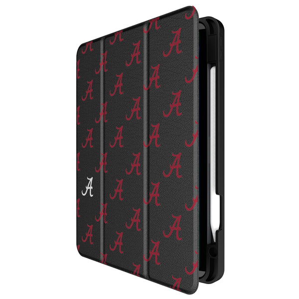 University of Alabama Crimson Tide Script A Fashion Pattern iPad Tablet Case for Apple iPad Front.Jpg