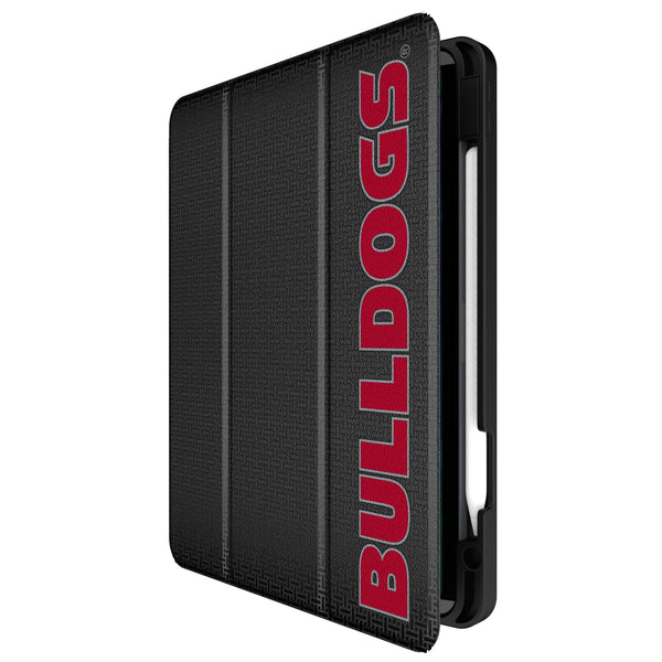 University of Georgia Bulldogs Linen iPad Tablet Case Front.Jpg