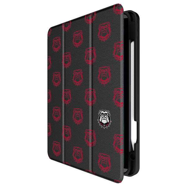 University of Georgia Bulldogs Uga Fashion Pattern iPad Tablet Case for Apple iPad Front.Jpg