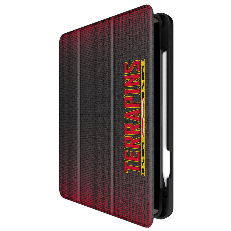 University of Maryland Terrapins Linen iPad Tablet Case for Apple iPad Front.Jpg