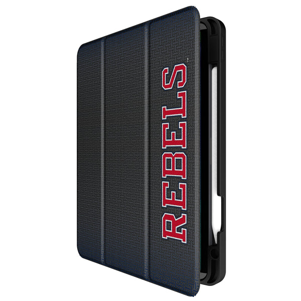 University of Mississippi Rebels Linen iPad Tablet Case for Apple iPad Front.Jpg