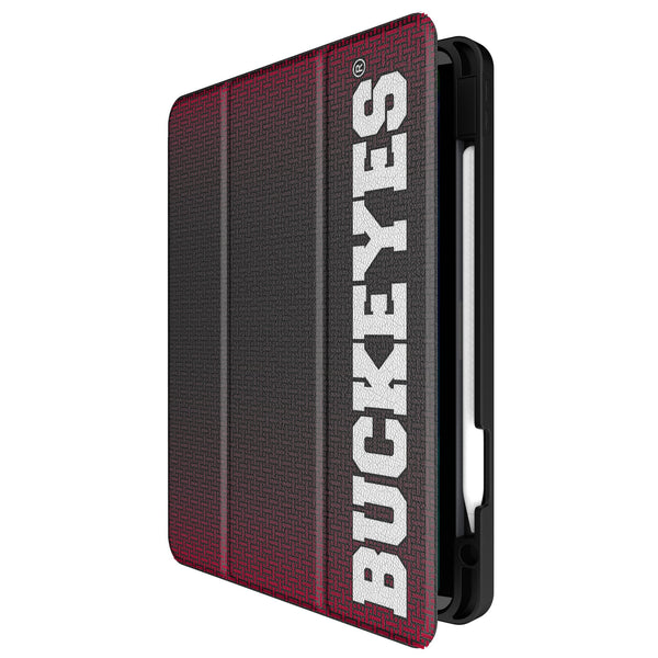 Ohio State University Buckeyes Linen iPad Tablet Case for Apple iPad Front.Jpg