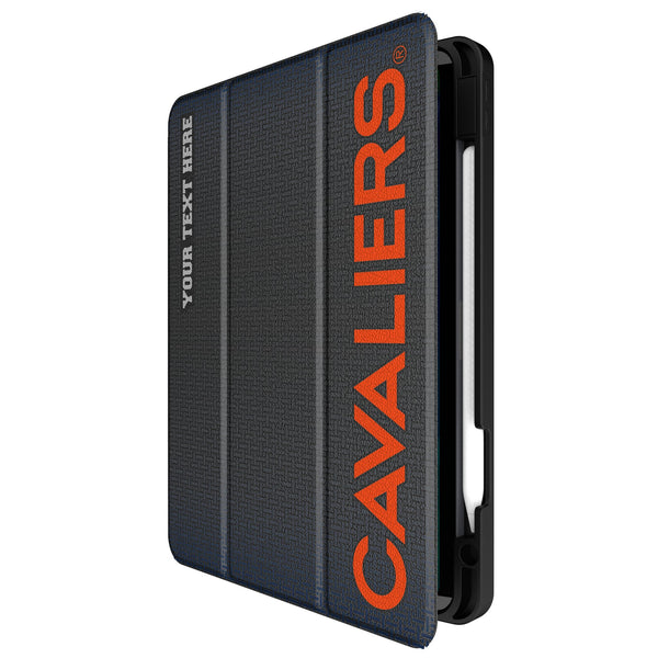 University of Virginia Cavaliers Personalized Linen iPad Tablet Case for Apple iPad Front.Jpg