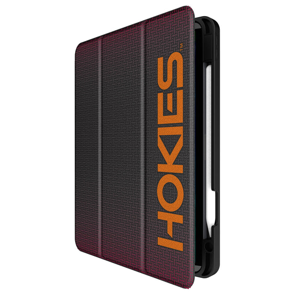 Virginia Tech Hokies Linen iPad Tablet Case for Apple iPad Front.Jpg