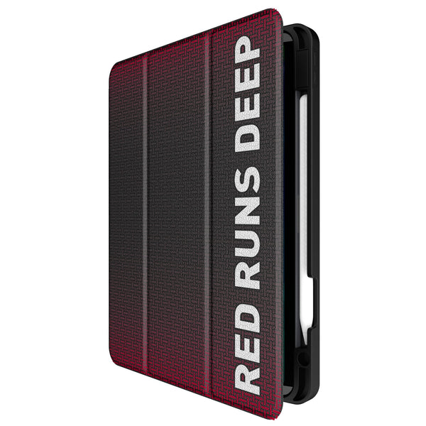 New York Red Bulls Linen iPad Tablet Case for Apple iPad Front.Jpg