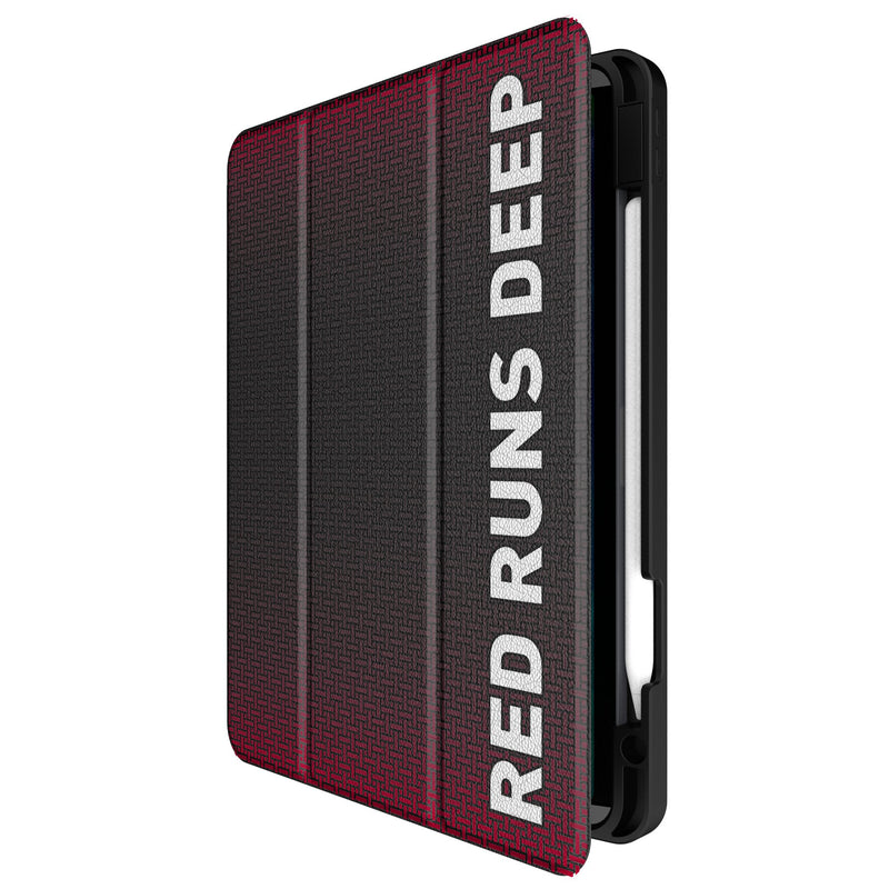 New York Red Bulls Linen iPad Tablet Case for Apple iPad Front.Jpg