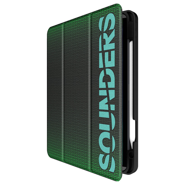 Seattle Sounders FC Linen iPad Tablet Case for Apple iPad Front.Jpg