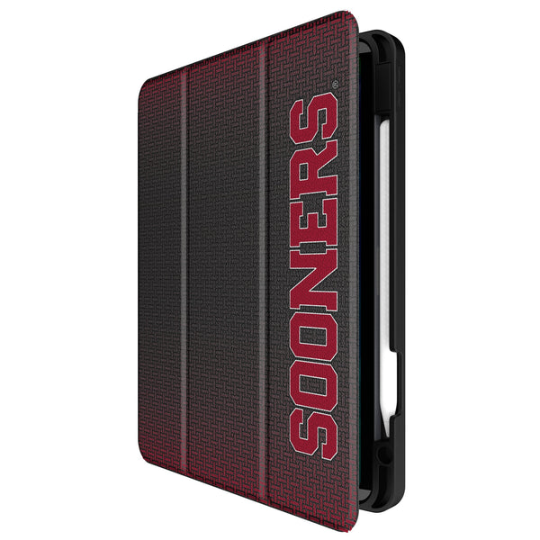 University of Oklahoma Sooners Linen iPad Tablet Case for Apple iPad Front.Jpg