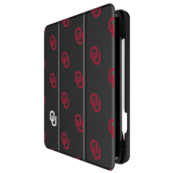 University of Oklahoma Sooners Fashion Pattern iPad Tablet Case for Apple iPad Front.Jpg