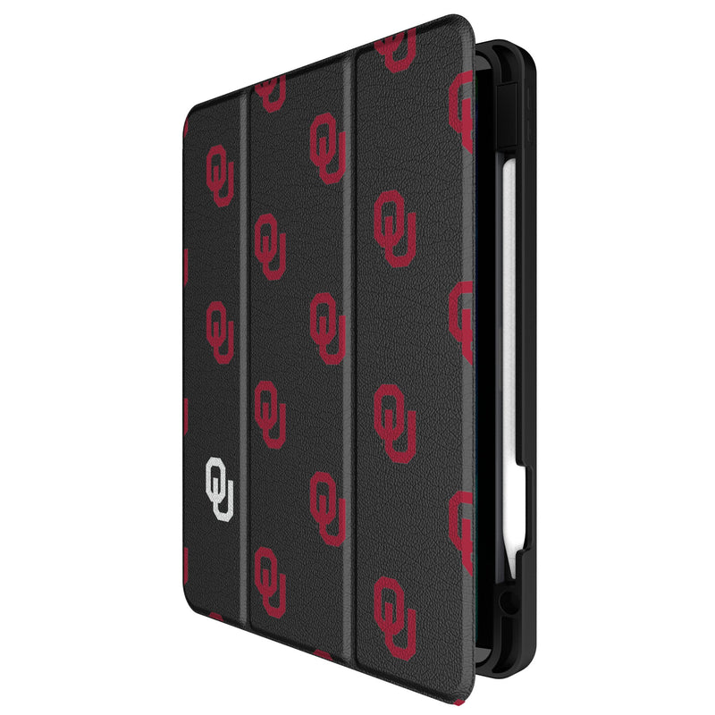 University of Oklahoma Sooners Fashion Pattern iPad Tablet Case for Apple iPad Front.Jpg
