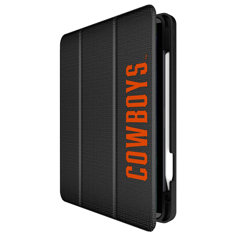 Oklahoma State University Cowboys Linen iPad Tablet Case for Apple iPad Front.Jpg