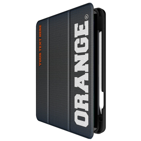 Syracuse University Orange Personalized Linen iPad Tablet Case for Apple iPad Front.Jpg