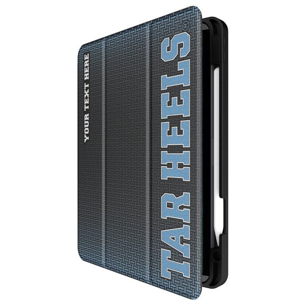 University of North Carolina Tar Heels Personalized Linen iPad Tablet Case for Apple iPad Front.Jpg