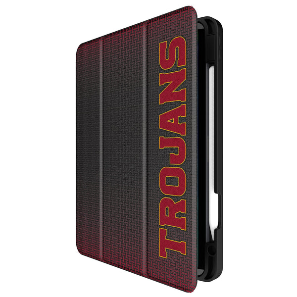 University of Southern California Trojans Linen iPad Tablet Case for Apple iPad Front.Jpg
