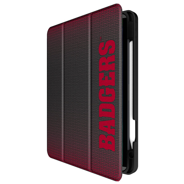University of Wisconsin Badgers Linen iPad Tablet Case for Apple iPad Front.Jpg