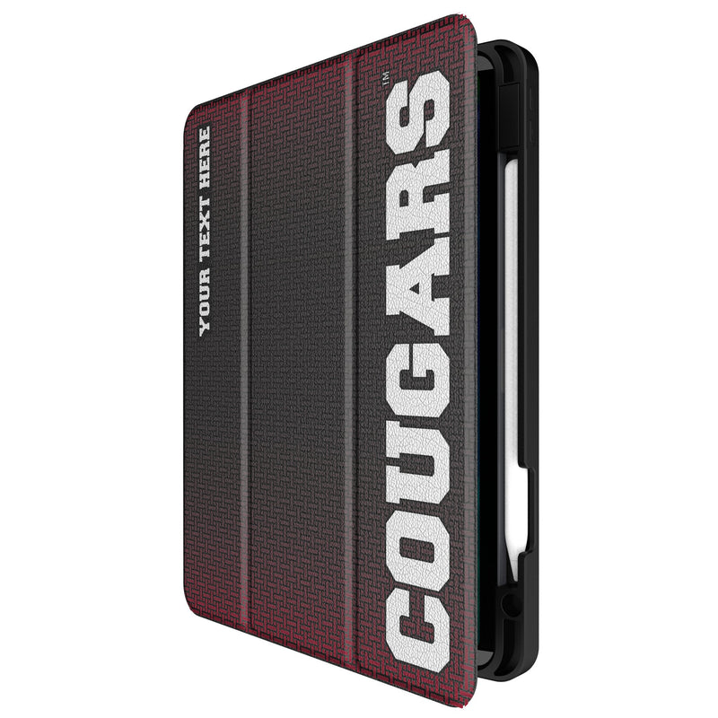 Washington State University Cougars Personalized Linen iPad Tablet Case for Apple iPad Front.Jpg