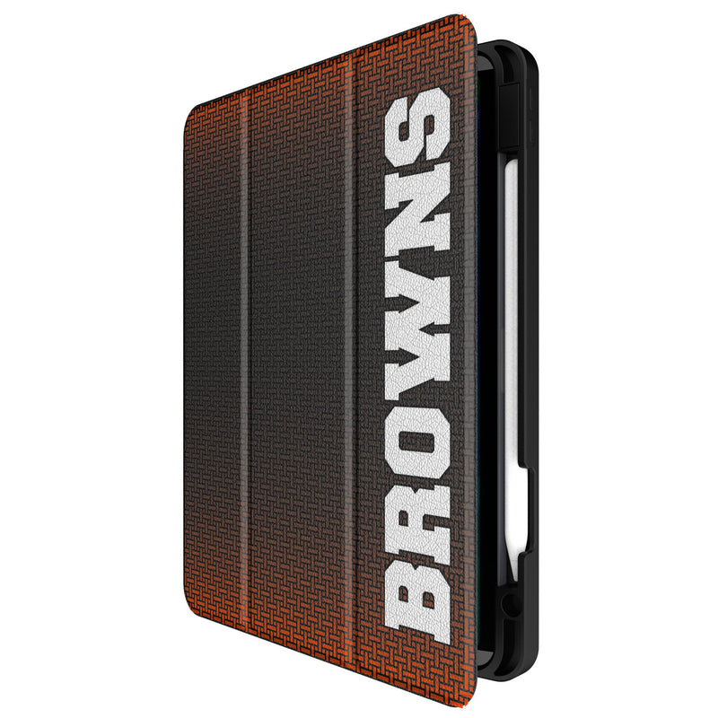 Cleveland Browns Historic Collection Linen iPad Tablet Case for Apple iPad Front.Jpg