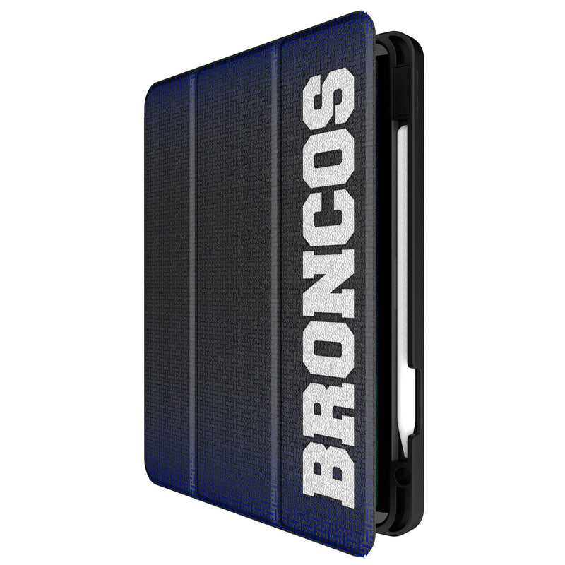 Denver Broncos 1993-1996 Historic Collection Linen iPad Tablet Case for Apple iPad Front.Jpg