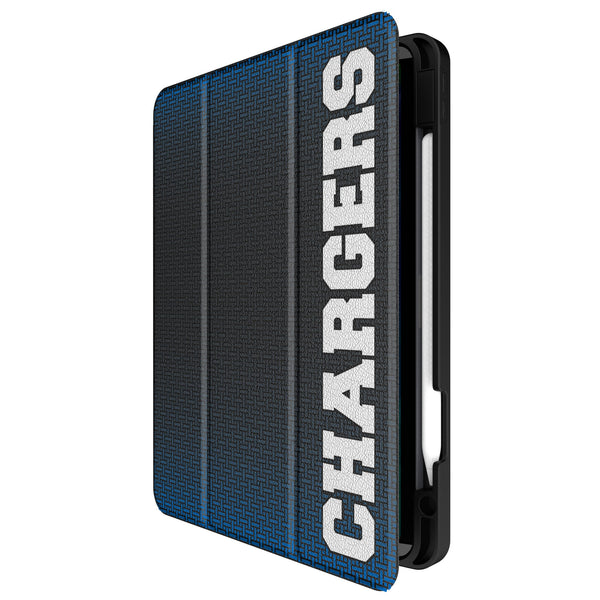 Los Angeles Chargers Historic Collection Linen iPad Tablet Case for Apple iPad Front.Jpg