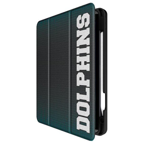 Miami Dolphins 1966-1973 Historic Collection Linen iPad Tablet Case for Apple iPad Front.Jpg
