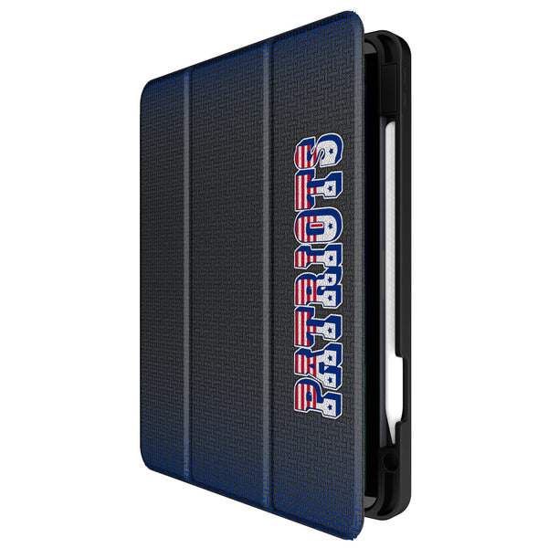 New England Patriots Historic Collection Linen iPad Tablet Case Front.Jpg