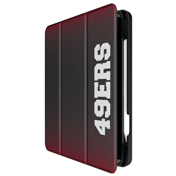 San Francisco 49ers Historic Collection Linen iPad Tablet Case for Apple iPad Front.Jpg