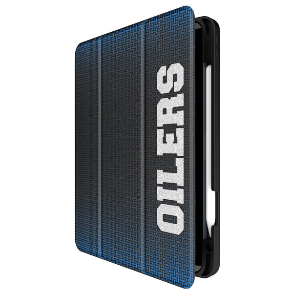 Houston Oilers Historic Collection Linen iPad Tablet Case for Apple iPad Front.Jpg