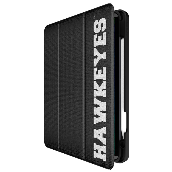 University of Iowa Hawkeyes Linen iPad Tablet Case for Apple iPad Front.Jpg