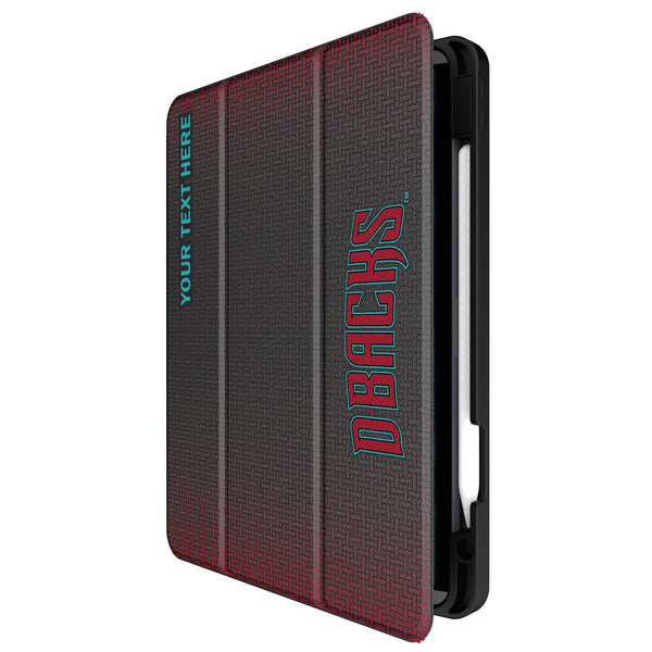 Arizona Diamondbacks Personalized Linen iPad Tablet Case for Apple iPad Front.Jpg