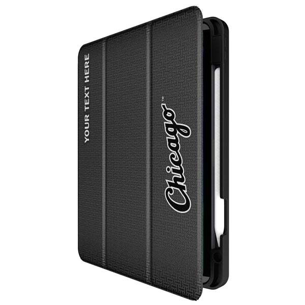 Chicago White Sox Personalized Linen iPad Tablet Case for Apple iPad Front.Jpg