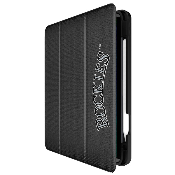 Colorado Rockies Linen iPad Tablet Case for Apple iPad Front.Jpg