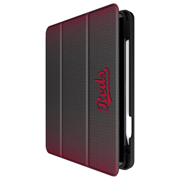 Cincinnati Reds Linen iPad Tablet Case for Apple iPad Front.Jpg